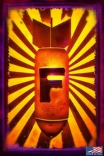 WORLDS GREATEST SIGNS! 8"X12" METAL SIGN! F BOMBS AHEAD! FUNNY MAN CAVE DECOR