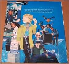 1997 Tanqueray Sterling Vodka Print Ad Advertisement 10" x 12" Mel Vintage