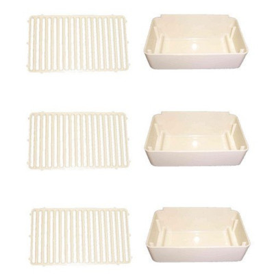 Combo Packung, 3 Tropf Kehrbleche Und Pfanne Bezüge, Ersatz Crathco 2231 & 2232