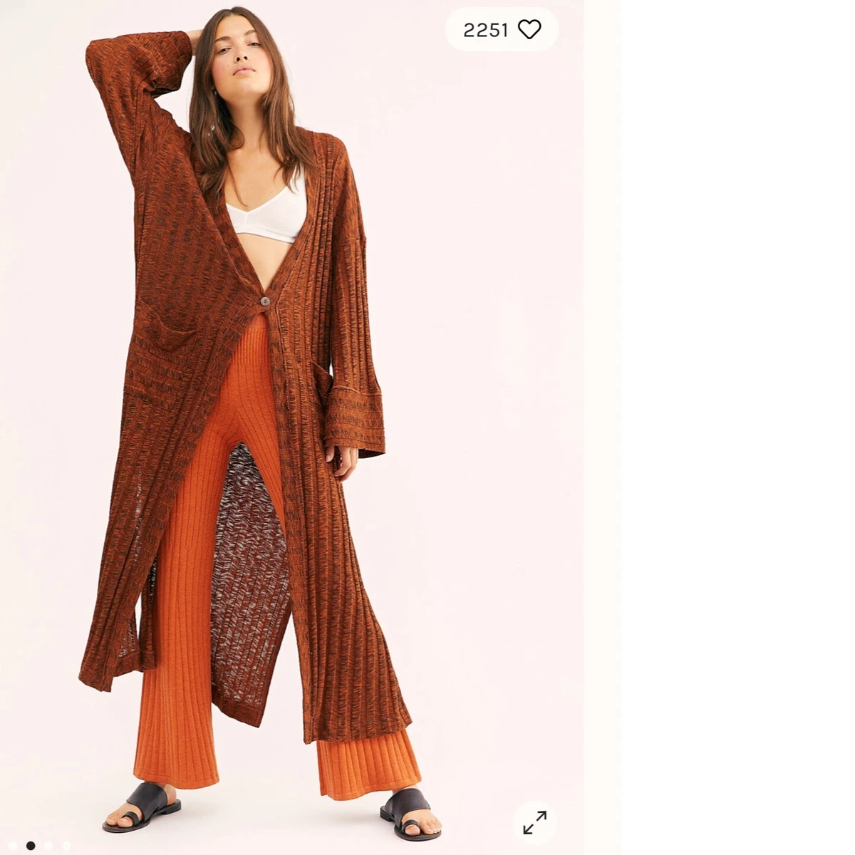 Free people duster best sale cardigan