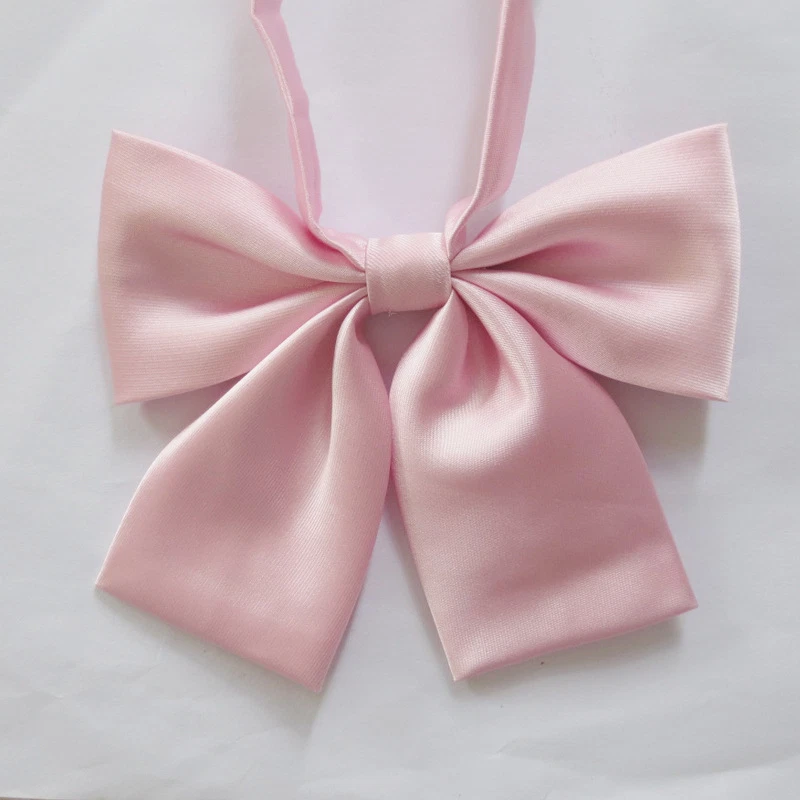 Linda Corbata Japonesa Escolar Niñas JK Uniforme Pajarita Colores Puros Lolita Juegos con disfraces Foto 4 de 4