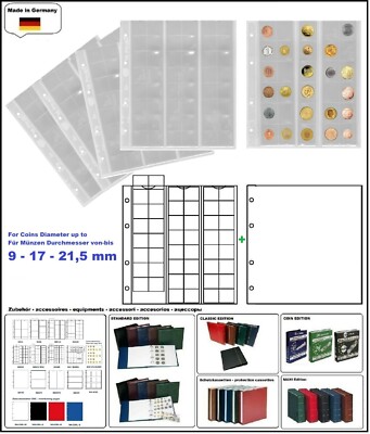 1-LOOK-301127-MÜNZHÜLLEN-NUMOH-17-NH48-48-Fächer-bis-17-21,5 mm-+-ZWL-W