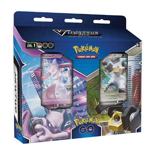 POKEMON - POKEMON GO - PAQUETE DE MAZO DE BATALLA MEWTWO V & MELMETAL V - NUEVO/SELLADO - Imagen 5 de 5