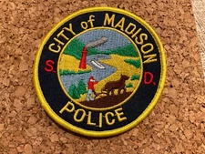 Scenic Madison Police State South Dakota SD Colorful