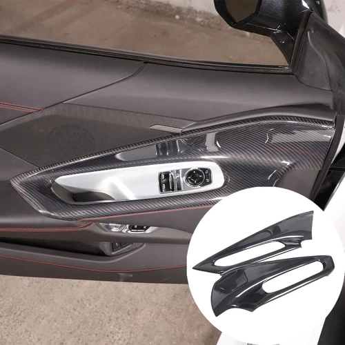 Real Dry Carbon Fiber Interior Dash Trim Cover Set Fits Corvette C8 2020-2025 - Bild 44 von 81