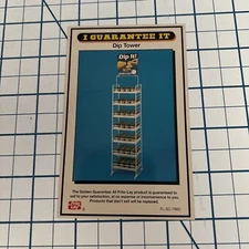 1 Frito-Lay Retail Store Product Merchandise Card 90s Chip Dip Tower Rare HTF