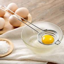 Stainless Steel Egg Separator Dishwasher Safe - Yolk Remover / Extractor