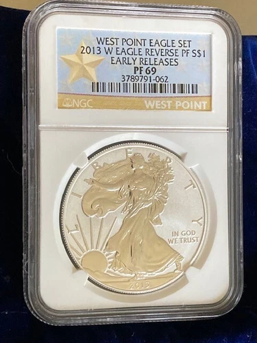 2013-W Reverse Proof Silver Eagle. NGC PF 69 Early Releases