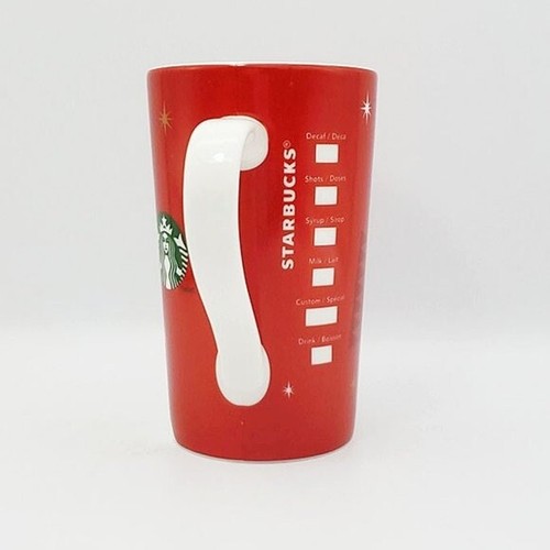 Starbucks Snowman Holiday Christmas Tall Mug 2012 - Picture 4 of 6