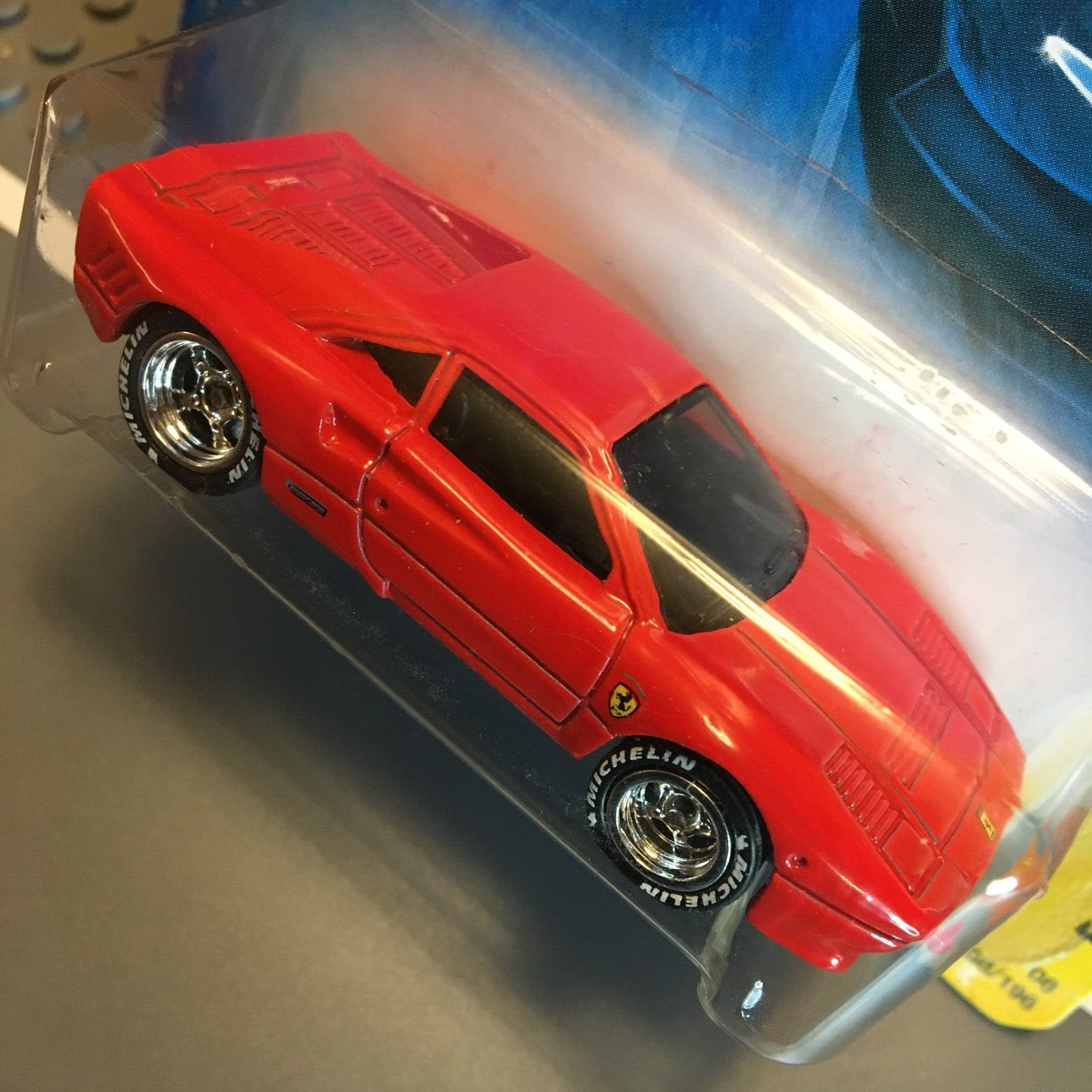 Hot Wheels 38/40 New Models Ferrari GTO Red CUSTOM Super Real Riders Wheel  Swap - Main Image