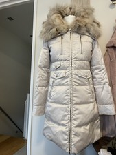 Elisabetta Franchi Celyn B. Down Coat With Real Fur Rrp£625+