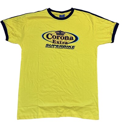 CORONA Extra Bier T-Shirt Gr. M Superbike WM VINTAGE