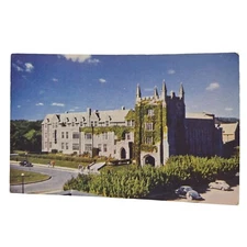 Postcard Registration Hall At McMaster University Hamilton Ontario Chrome