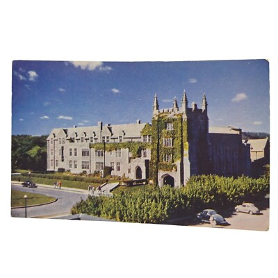 Postcard Registration Hall At McMaster University Hamilton Ontario Chrome
