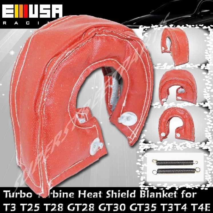 EMUSA RED T3/T4 Hybrid Turbo Charger .50 A/R 0.63 A/R Turbine+Mesh Blanket - Изображение 3 из 4