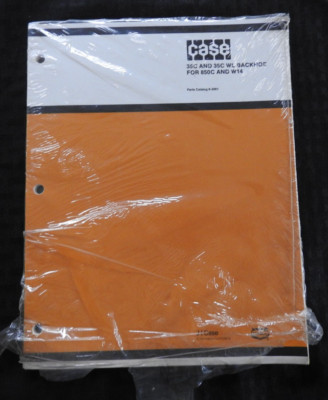 CASE 850C CRAWLER W14 TRACTOR ''35C 35C WL BACKHOE'' PARTS CATALOG MANUAL MINTY