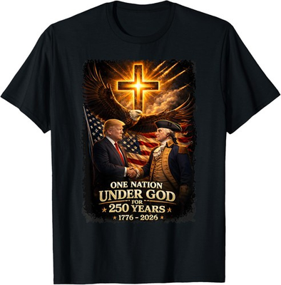 #ad #ad 250 Years America Anniversary 250th Trump Washington T Shirt T Shirt $20.99