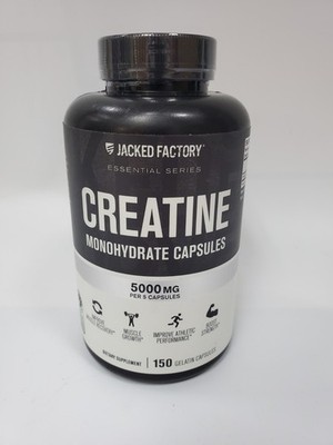 New Jacked Factory Creatine Monohydrate capsules 150 Servings