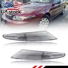 2x Clear Fender Mounted Front Side Marker Lights For 2000-2002 Saturn L Series
