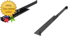 1U Universal Rack Mount Rails- 4-Post 16-29 A...
