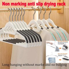 Durable Plastic Hangers Non Slip for Clothes Coat Heavy Duty 360  Swivel Hook