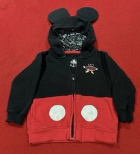 Disney Toddler Unisex Mickey Mouse Jacket W/Hood and Pockets EUC - Size XXS