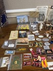 HUGE VINTAGE DOLLHOUSE MINIATURES ESTATE LOT CHRYSNBON PEWTER CERAMIC — photo 9
