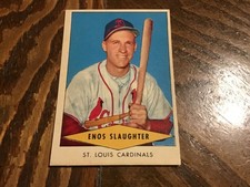 Enos Slaughter 1954 Red Heart