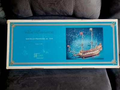 Corel SRL (SM17) Milan Model Ship Kit La Couronne French Vessel 1636 Scale 1:100