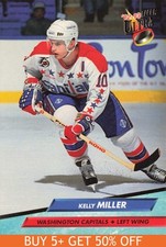 1992-93 Ultra #236 Kelly Miller Washington Capitals Hockey