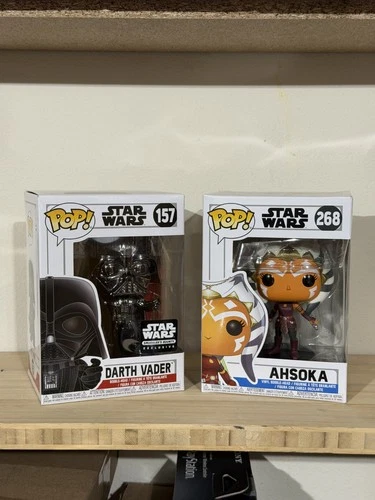 Funko POP! Star Wars - Darth Vader #157 Smuggler's Bounty Exclusive & Ahsoka 268