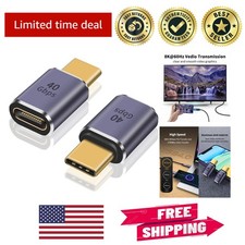 USB C Male to Female Extender - 2-Pack, Lavendar, 40Gbps Speed Charge
