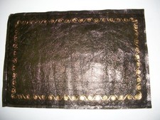 Real Leather Hand Tooled Brown
