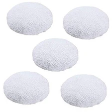 Car Polisher Pad Bonnet (5 to 6 Inch), 5Pcs Wool 5 to 6 Inches - 5 Pcs