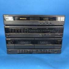 Sharp SG-F800 Stereo. AM/FM Cassette Turntable 100 Working