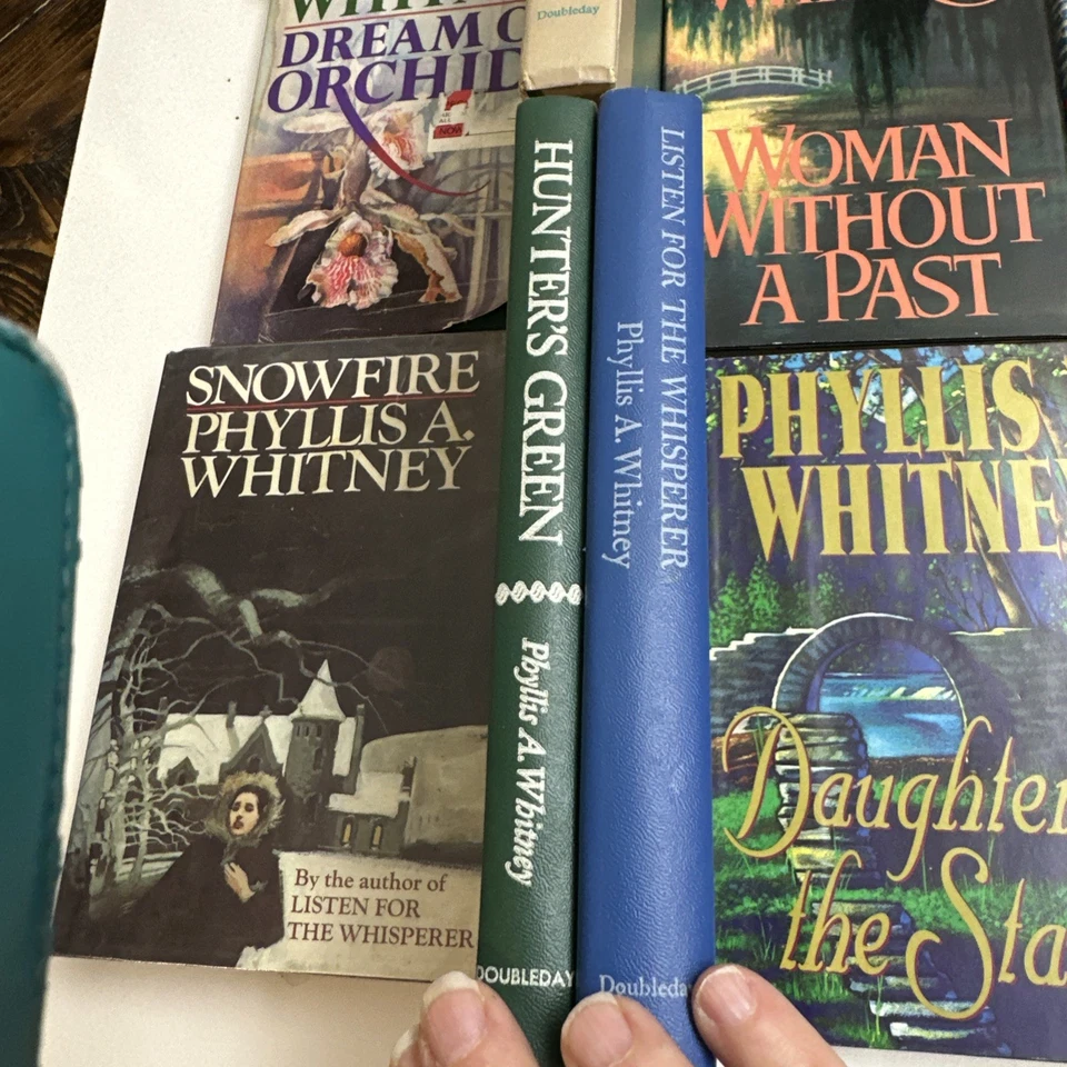 Lot of 12 Phyllis A Whitney Vintage HC Books & 1 PB Hunter’s Green, SnowFire - Image 3 of 4