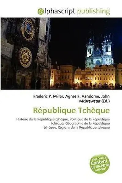 Frederic P. Miller (U. A.) | RéPublique TchèQue | Taschenbuch | FranzöSisch-image