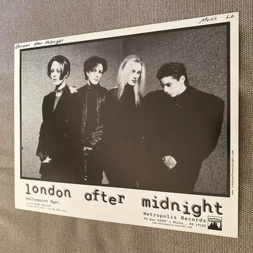 London After Midnight Press Photo 8x10”. Metropolis Records.