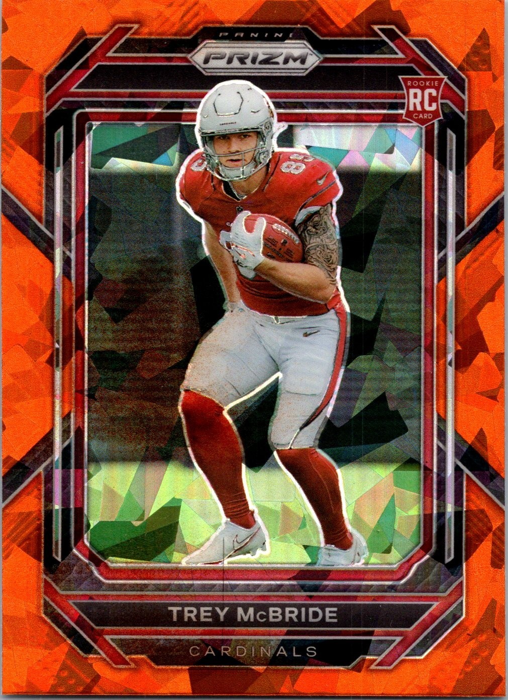 TREY McBRIDE #327 - 2022 PANINI PRIZM NFL - ORANGE ICE - ROOKIE RC