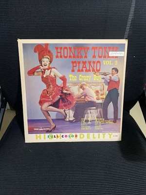 HONKY TONK PIANO Vol 3 The Crazy Guy LP Crown Record CST 239