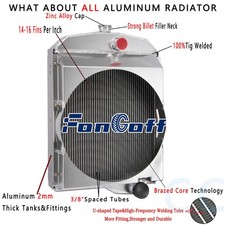 Tractor 3 Row Radiator for Oliver 1550/1555/1600 1655 1650 #163273A,163342AS