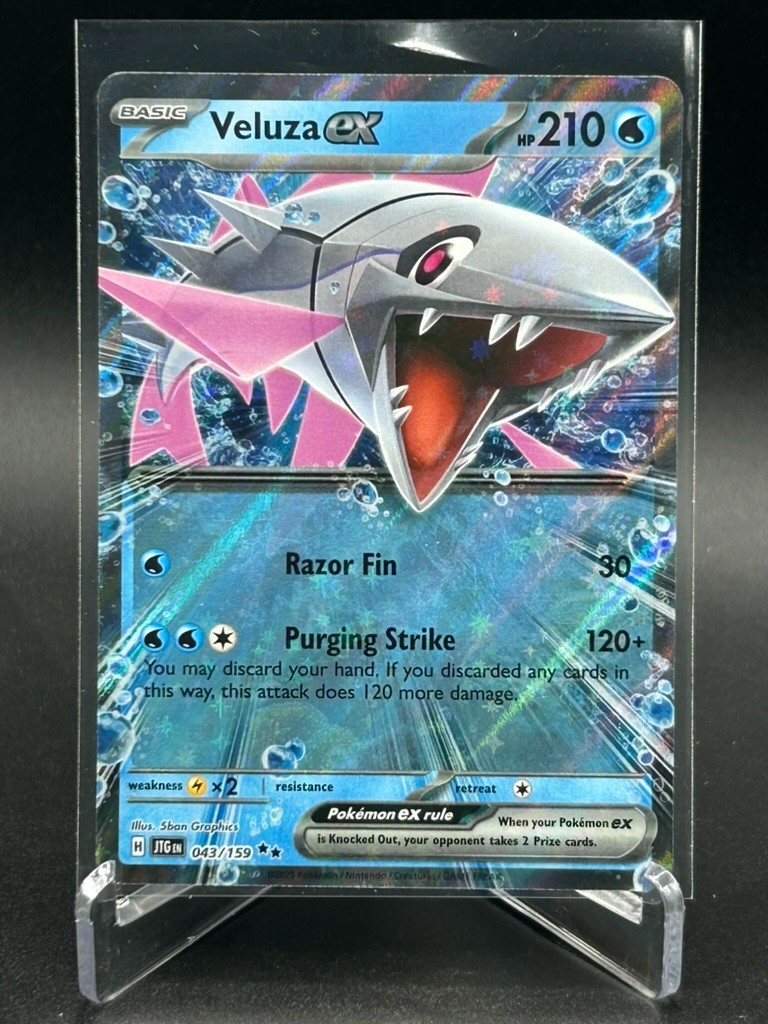 Pokemon TCG Veluza ex 43/159 Journey Together Double Rare NM