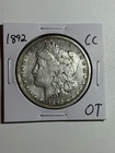 1892-CC Morgan Silver Dollar VF Details Better Date Carson City Mint