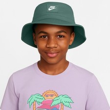Nike Kids' Apex Futura Bucket Hat Cap Bicoastal/White One Size NEW