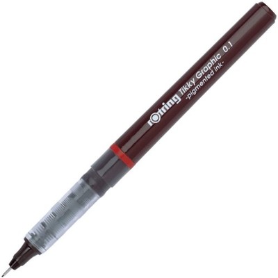 rotring Tikky Graphic Faserschreiber Strichstärke 0,1 mm