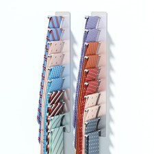 Tie Rack Wall Mounted, Tie Holder Organizer, Closet Ties Organizer Stainless ...