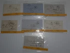 FRANCE LOT 7 VERY OLD LETTERS. A STUDIER