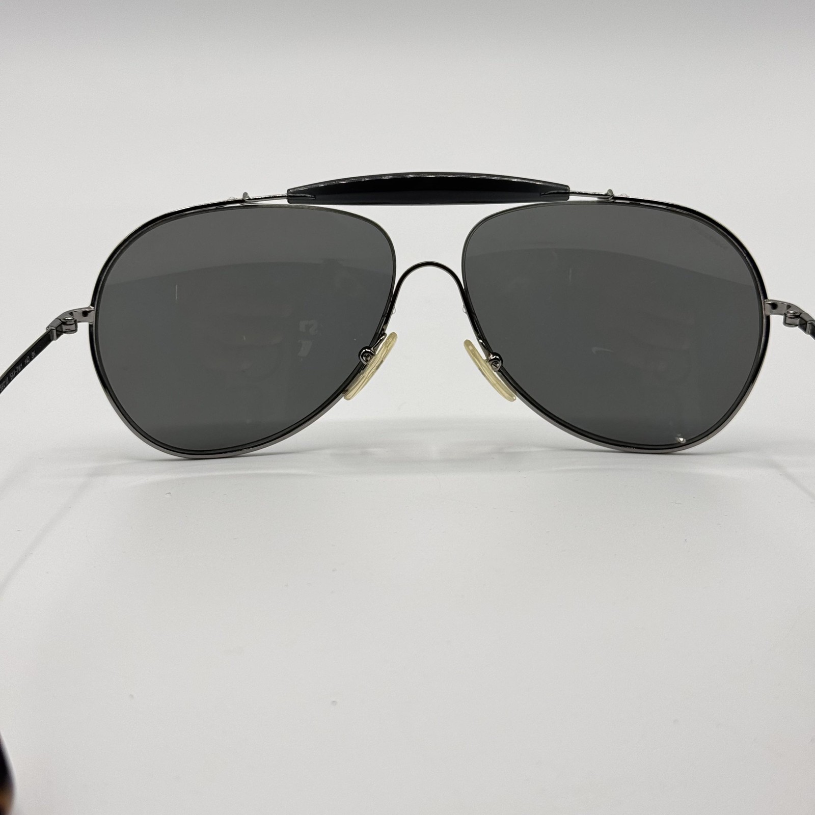 Prada SPR 56S 5AV 7W1 Sunglass Gunmetal Aviator Frame Gray Lens 59-13-140 thumbnail 17