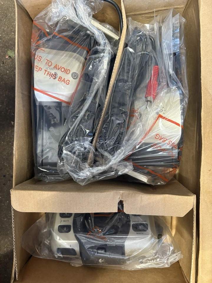 Logitech G51 Computer Surround Speaker System with Subwoofer Unused - Image 3 of 4