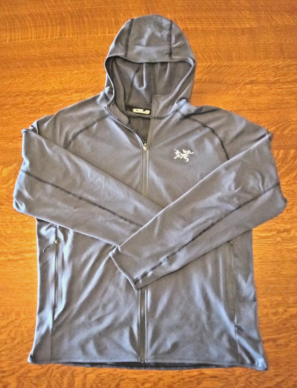 Arc'teryx Adahy Giacca con Cappuccio Full Zip Uomo XL Grigio Scuro Ottime Condizioni!